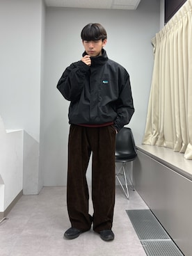 「アイテム（ナイロンジャケット）」を使った、ゆいととさん（メンズ・170cm）の冬コーディネート