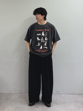 「CIAOPANIC TYPY（チャオパニックティピー）のアイテム（スラックス）」を使った、ゆいととさん（メンズ・170cm）の春コーディネート