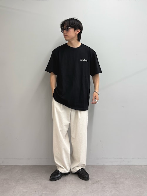 【SEADAM】〈UNISEX〉ロゴ刺繍ワンポイントTEE