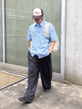 「CIAOPANIC TYPY（チャオパニックティピー）のアイテム（キャップ）」を使った、ゆいととさん（メンズ・170cm）の春コーディネート