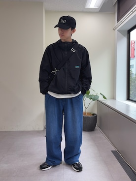 「アイテム（マウンテンパーカー）」を使った、ゆいととさん（メンズ・170cm）の秋コーディネート
