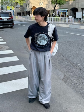 「CIAOPANIC TYPY（チャオパニックティピー）のアイテム（スラックス）」を使った、ゆいととさん（メンズ・170cm）の春コーディネート