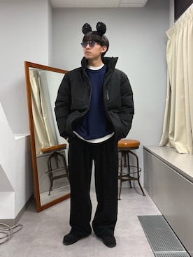 「CIAOPANIC TYPY（チャオパニックティピー）の【冬も暖かい◎】男女兼用/モールタックストレートパンツ（スラックス）」を使った、ゆいととさん（メンズ・170cm）の秋コーディネート