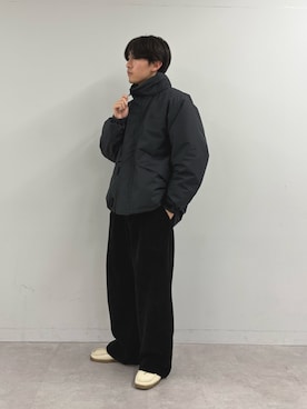 「アイテム（ダウンジャケット/コート）」を使った、ゆいととさん（メンズ・170cm）の秋コーディネート