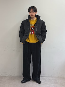 「CIAOPANIC TYPY（チャオパニックティピー）のアイテム（ダウンジャケット/コート）」を使った、ゆいととさん（メンズ・170cm）の冬コーディネート