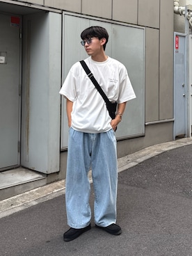 「アイテム（バッグ）」を使った、ゆいととさん（メンズ・170cm）の夏コーディネート
