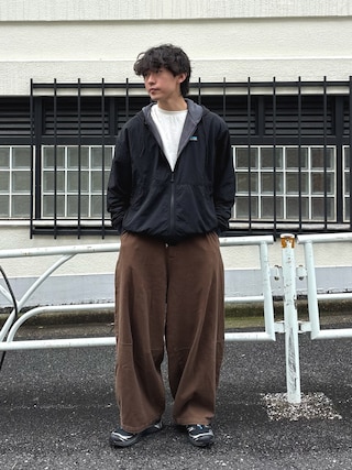 「Franklin Climbing(フランクリンクライミング)の【Franklin Climbing】ブロックフリースナイロンジャケット(ブルゾン)」を使った、ゆいととさん(メンズ・170cm)の秋コーディネート