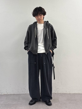 「アイテム（パーカー）」を使った、ゆいととさん（メンズ・170cm）の春コーディネート