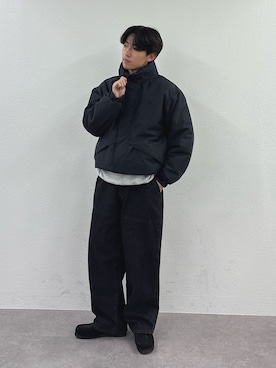 「アイテム（ダウンジャケット/コート）」を使った、ゆいととさん（メンズ・170cm）の秋コーディネート