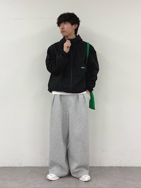 「アイテム（マウンテンパーカー）」を使った、ゆいととさん（メンズ・170cm）の春コーディネート