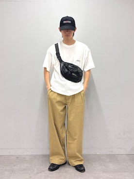 「CIAOPANIC TYPY（チャオパニックティピー）のアイテム（帽子）」を使った、ゆいととさん（メンズ・170cm）の春コーディネート