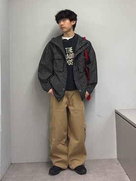 「CIAOPANIC TYPY（チャオパニックティピー）のアイテム（トップス）」を使った、ゆいととさん（メンズ・170cm）の春コーディネート