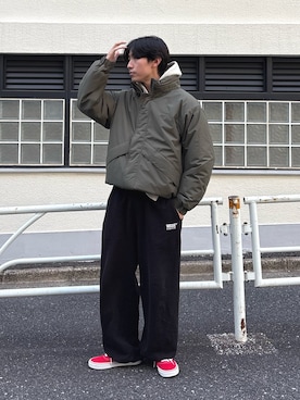 「アイテム（パーカー）」を使った、ゆいととさん（メンズ・170cm）の秋コーディネート