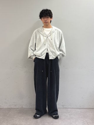 「CIAOPANIC TYPY(チャオパニックティピー)の【ゆるっと抜け感大人フーディー】ピグメントダンボールパーカー(パーカー)」を使った、ゆいととさん(メンズ・170cm)の秋コーディネート