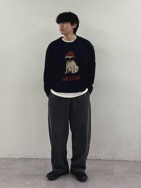 ゆいととさん（メンズ・170cm）の冬コーディネート