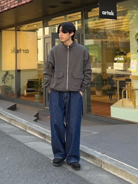 「CIAOPANIC TYPY（チャオパニックティピー）のアイテム（ブルゾン）」を使った、ゆいととさん（メンズ・170cm）の春コーディネート