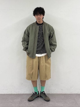 「CIAOPANIC TYPY（チャオパニックティピー）のアイテム（MA-1）」を使った、ゆいととさん（メンズ・170cm）の秋コーディネート