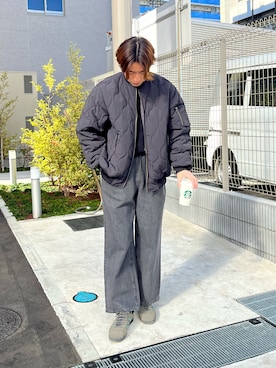 「CIAOPANIC TYPY（チャオパニックティピー）のアイテム（MA-1）」を使った、ゆいととさん（メンズ・170cm）の冬コーディネート