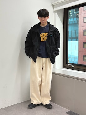 「アイテム（ナイロンジャケット）」を使った、ゆいととさん（メンズ・170cm）の秋コーディネート