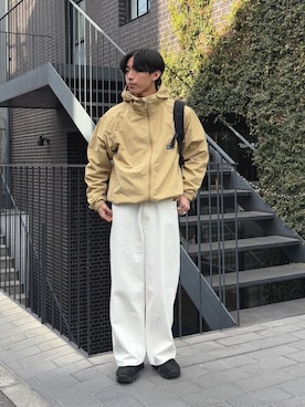 「ホワイトデニム」｜「アイテム（ジャケット/アウター）」を使った、ゆいととさん（メンズ・170cm）の冬コーディネート