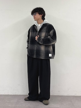 「CIAOPANIC TYPY（チャオパニックティピー）のアイテム（トップス）」を使った、ゆいととさん（メンズ・170cm）の秋コーディネート
