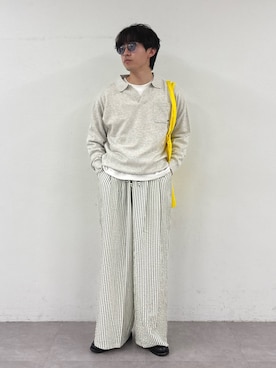 「GEVACO（ゲバコ）のアイテム」を使った、ゆいととさん（メンズ・170cm）の春コーディネート