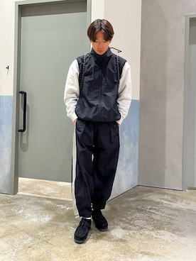 「アイテム（バックパック/リュック）」を使った、ゆいととさん（メンズ・170cm）の春コーディネート