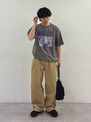 「Disney(ディズニー)の【TOY STORY/トイ・ストーリー】ピックアップ6コマTEE(Tシャツ/カットソー)」を使った、ゆいととさん(メンズ・170cm)の春コーディネート