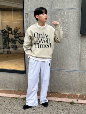「CIAOPANIC TYPY（チャオパニックティピー）のアイテム（スウェットパンツ）」を使った、ゆいととさん（メンズ・170cm）の秋コーディネート