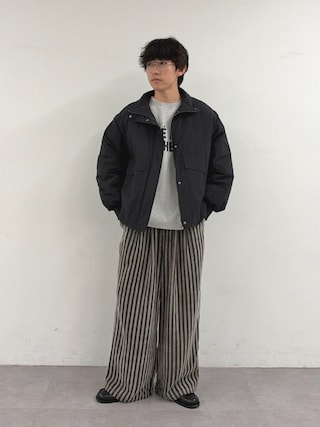 「CIAOPANIC TYPY(チャオパニックティピー)の【ZOZO限定】新色登場!軽量/2WAY中綿BIGポケットスタンドワークアウター(ナイロンジャケット)」を使った、ゆいととさん(メンズ・170cm)の秋コーディネート