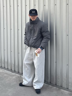 「アイテム（キャップ）」を使った、ゆいととさん（メンズ・170cm）の冬コーディネート