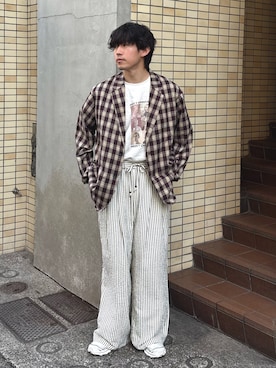 「CIAOPANIC TYPY（チャオパニックティピー）のアイテム（ジャケット/アウター）」を使った、ゆいととさん（メンズ・170cm）の春コーディネート