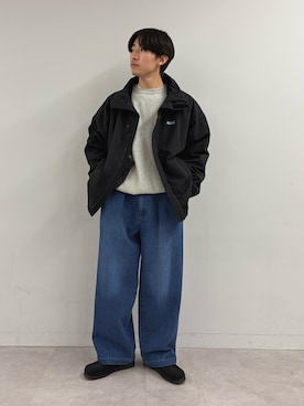 「アイテム（ナイロンジャケット）」を使った、ゆいととさん（メンズ・170cm）の秋コーディネート