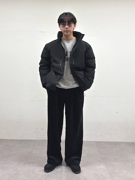 「CIAOPANIC TYPY（チャオパニックティピー）のアイテム（ダウンジャケット/コート）」を使った、ゆいととさん（メンズ・170cm）の冬コーディネート