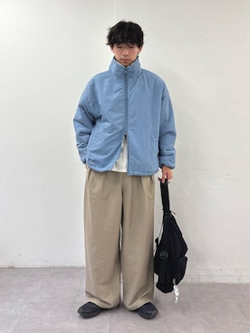 「アイテム（ブルゾン）」を使った、ゆいととさん（メンズ・170cm）の夏コーディネート