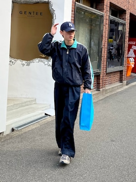 「新星WEARISTAにエントリー」｜「アイテム（ナイロンジャケット）」を使った、ゆいととさん（メンズ・170cm）の冬コーディネート