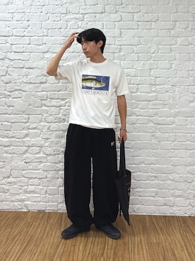 「アイテム（トートバッグ）」を使った、ゆいととさん（メンズ・170cm）の夏コーディネート