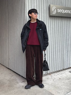 「アイテム（ハンドバッグ）」を使った、ゆいととさん（メンズ・170cm）の秋コーディネート