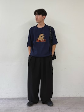 「アイテム（トートバッグ）」を使った、ゆいととさん（メンズ・170cm）の秋コーディネート