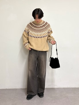 ゆいととさん（メンズ・170cm）の冬コーディネート