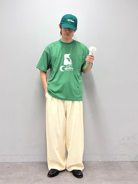 「CIAOPANIC TYPY（チャオパニックティピー）のアイテム（帽子）」を使った、ゆいととさん（メンズ・170cm）の春コーディネート