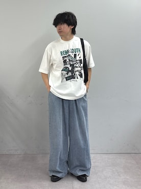 「CIAOPANIC TYPY（チャオパニックティピー）のアイテム（パンツ）」を使った、ゆいととさん（メンズ・170cm）の春コーディネート