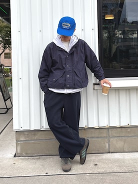 「アイテム（パーカー）」を使った、ゆいととさん（メンズ・170cm）の秋コーディネート