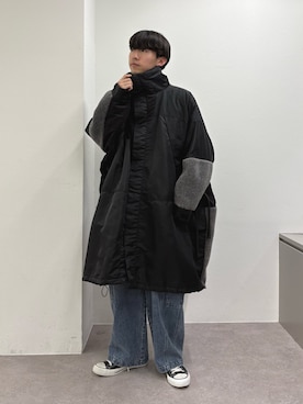 「アイテム（モッズコート）」を使った、ゆいととさん（メンズ・170cm）の冬コーディネート