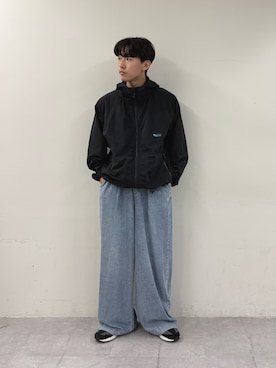 「アイテム（マウンテンパーカー）」を使った、ゆいととさん（メンズ・170cm）の秋コーディネート
