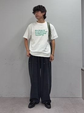 「SOUNDSGOOOOD（サウンズグッド）の【SOUNDS GOOOOD】2WAYナイロンタックギャザーパラコードBAG/WEB限定カラー追加（トートバッグ）」を使った、ゆいととさん（メンズ・170cm）の夏コーディネート