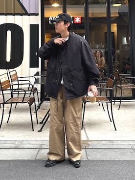 「アイテム（モッズコート）」を使った、ゆいととさん（メンズ・170cm）の秋コーディネート