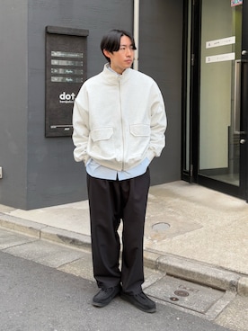 「CIAOPANIC TYPY（チャオパニックティピー）のアイテム（ブルゾン）」を使った、ゆいととさん（メンズ・170cm）の冬コーディネート