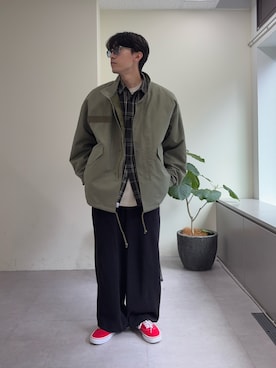 「アイテム（モッズコート）」を使った、ゆいととさん（メンズ・170cm）の秋コーディネート