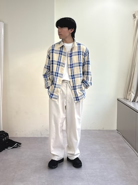 「CIAOPANIC TYPY（チャオパニックティピー）のアイテム（チノパンツ）」を使った、ゆいととさん（メンズ・170cm）の春コーディネート